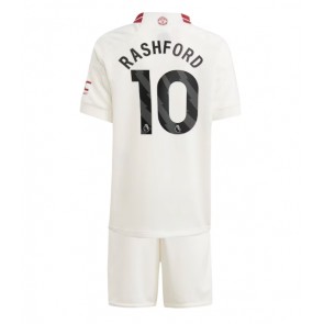 Manchester United Marcus Rashford #10 Tredje trøje Børn 2023-24 Kort ærmer (+ korte bukser)